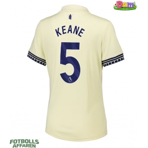 Everton Michael Keane #5 Bortatröja Kvinnor 2025-26 Kortärmad